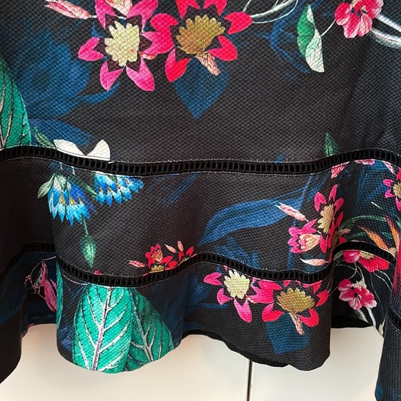 Carlisle New York Multicolored Floral Pencil Skirt Size 16 - Picture 7 of 9